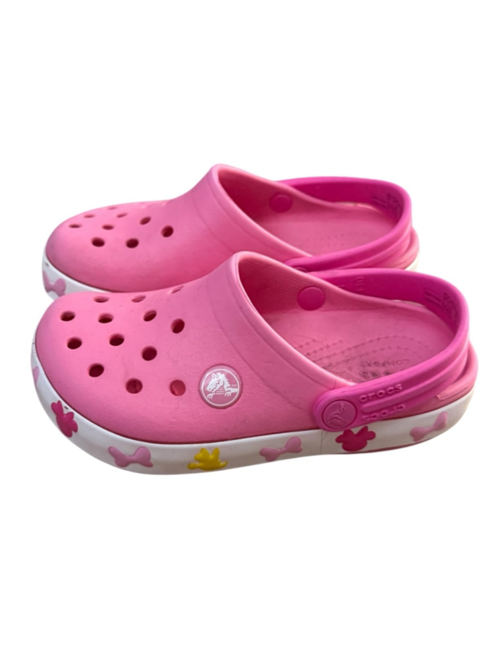 Crocs Kids Minnie Mouse Disney Pink Light-Up Clogs C10 - Picture 3 of 7